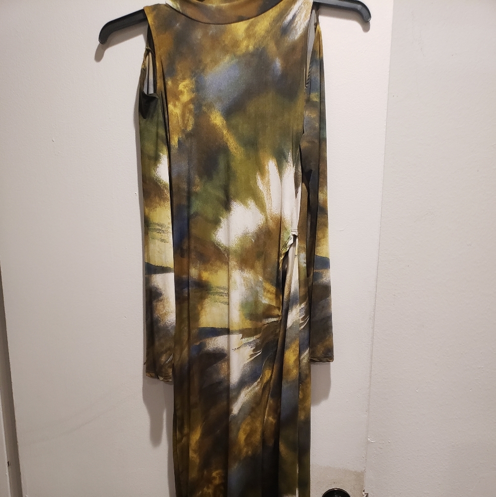 Fashion nova tie dye maxi/midi dress xl - Picture 2 of 7